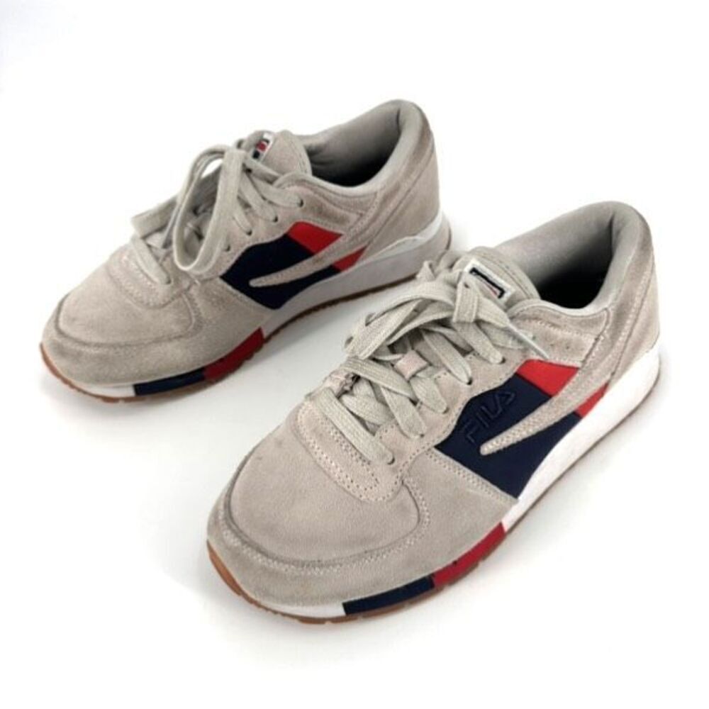 Fila Women Original Running Chiara Sneakers Shoes Blue Gray White Size 7.5 Retro